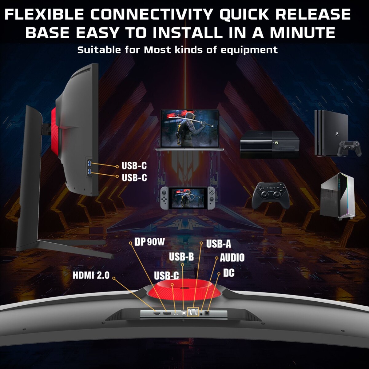 Twisted Minds - 49 5K2K 75Hz Curved Ips Panel Gaming Monitor Tm492K75Ips