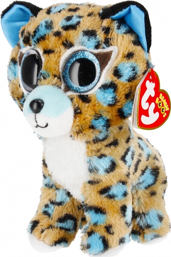 Ty Bamse - Beanie Boos - Cobalt Den Blå Leopard - 15 Cm