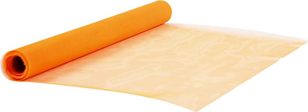 Tyl På Rulle - B 50 Cm - Orange - 5 M