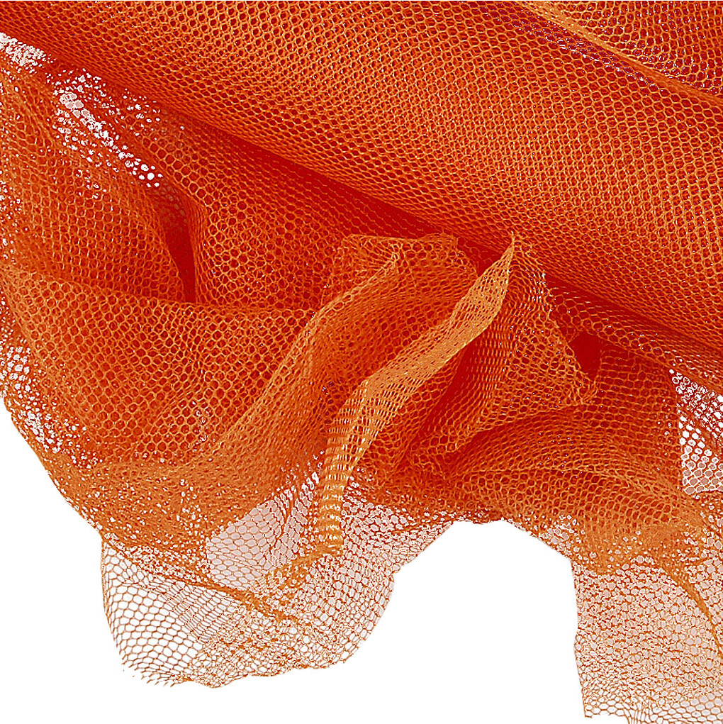 Tyl På Rulle - B 50 Cm - Orange - 5 M