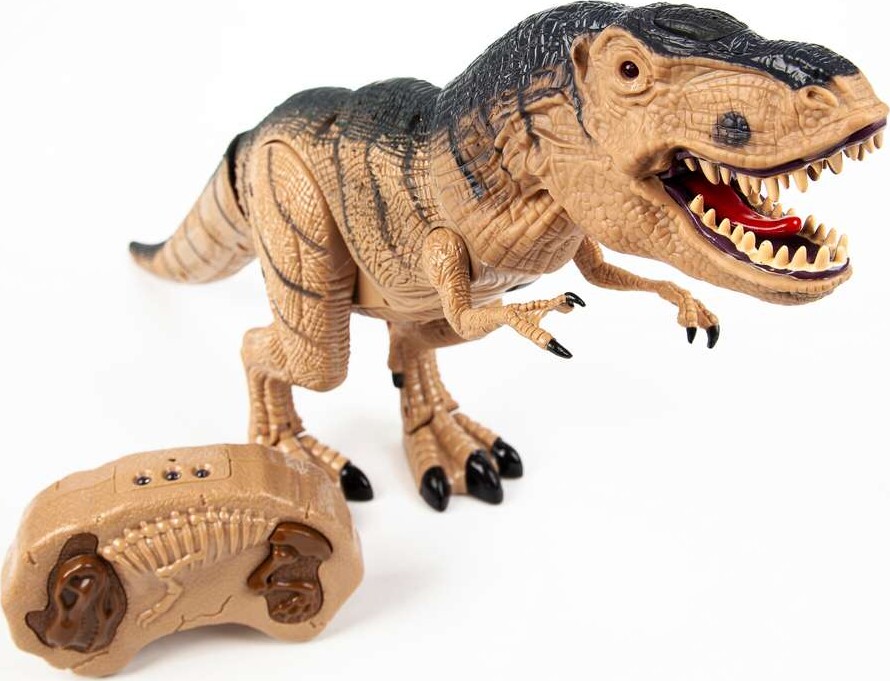 Fjernstyret Dinosaur Legetøj Med Lys Og Lyd - T-Rex - 46 Cm - Dinosaur