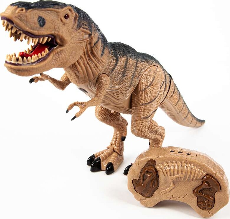 Fjernstyret Dinosaur Legetøj Med Lys Og Lyd - T-Rex - 46 Cm - Dinosaur