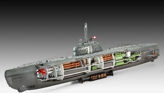 Revell - German Subamrine Type Xxi Ubåd Byggesæt - 1 144 - 05078
