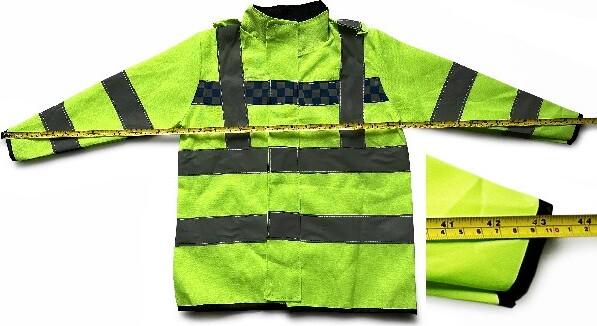 Politi Udklædning Til Børn - Neon - Med Tilbehør - 3 År