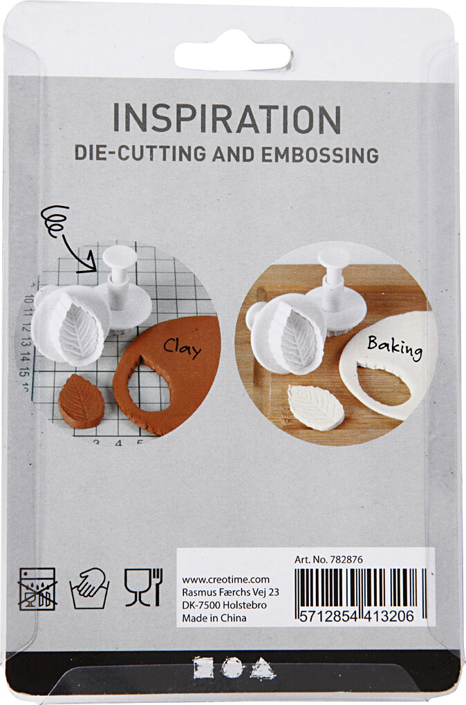 Runde Udstikkere - Hvide - 3 Stk