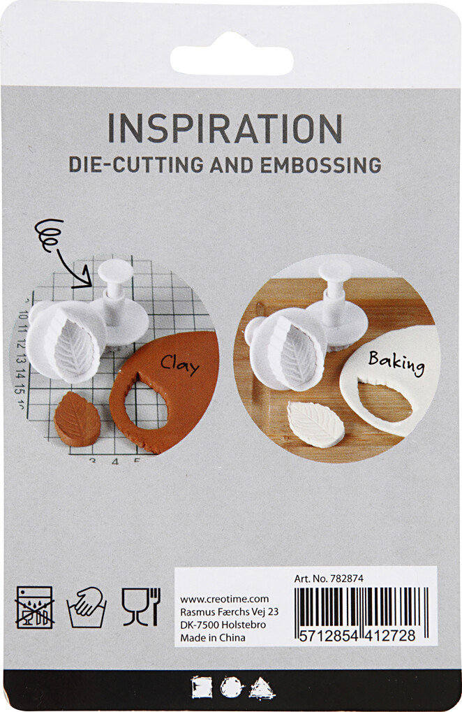 Udstiksforme - Hjerter - Hvide - 3 Stk