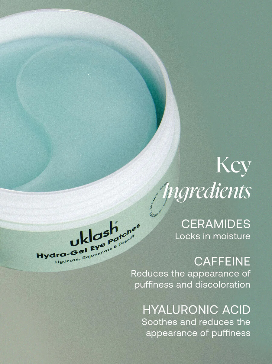 Uklash - Hydra Gel Eye Patches - Øjenmasker - 30 Par