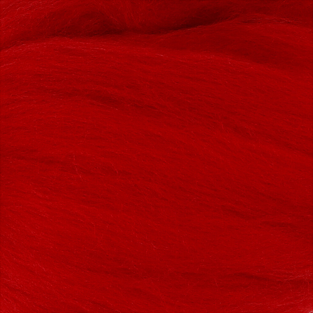 Merino Uld Garn - Tykkelse 21 My - Julerød - 100 G
