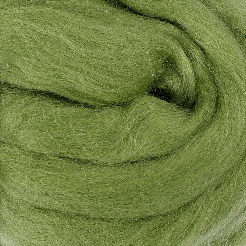 Merino Uld Garn - Tykkelse 21 My - Kaktus - 100 G