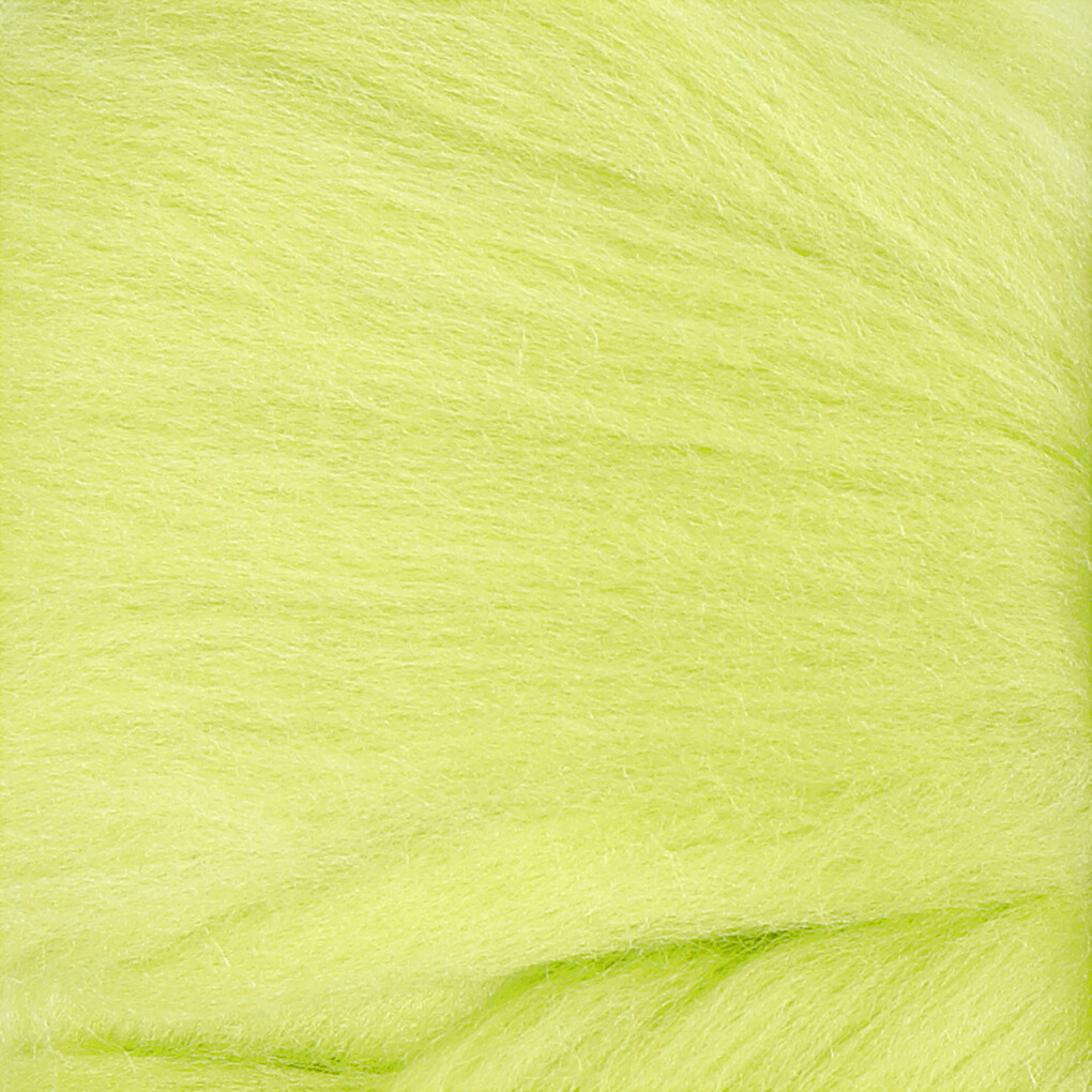 Merino Uld Garn - Tykkelse 21 My - Limegrøn - 100 G