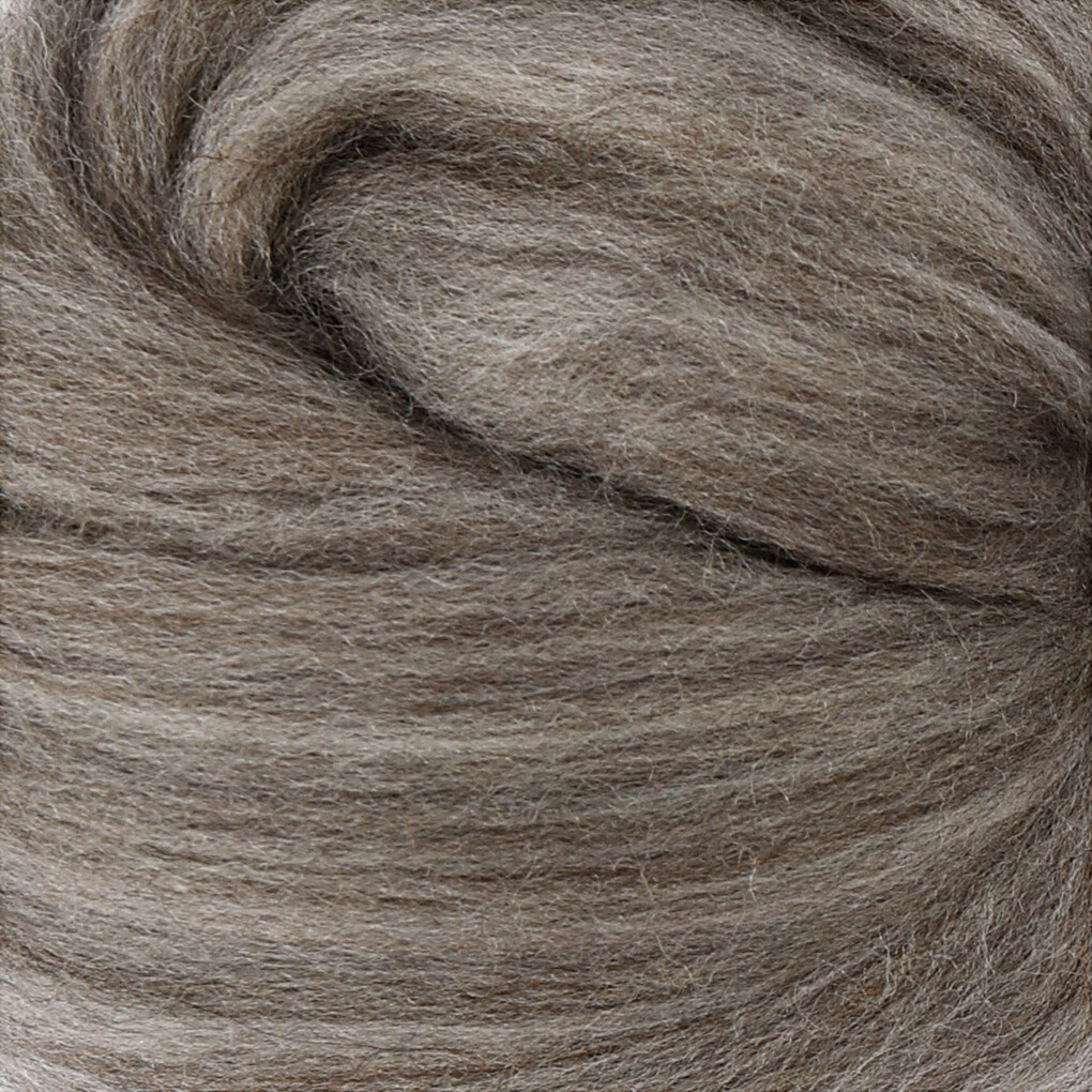 Merino Uld Garn - Tykkelse 21 My - Naturgrå - 100 G