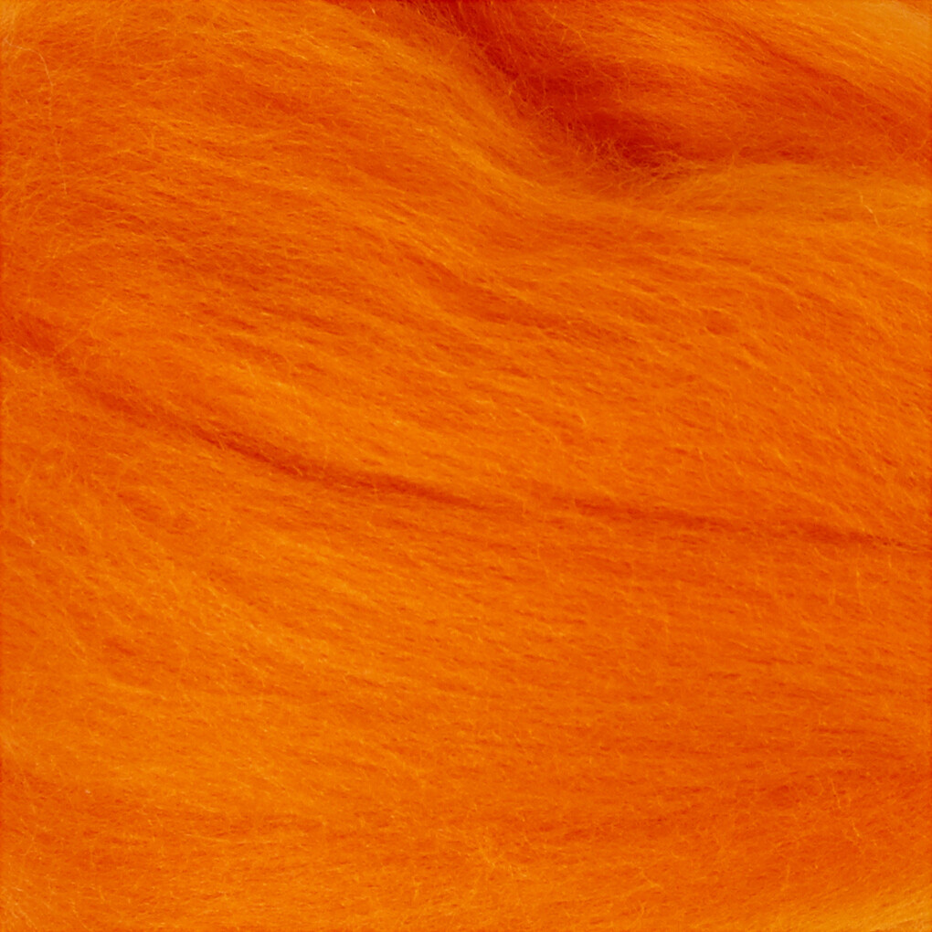 Merino Uld Garn - Tykkelse 21 My - Orange - 100 G