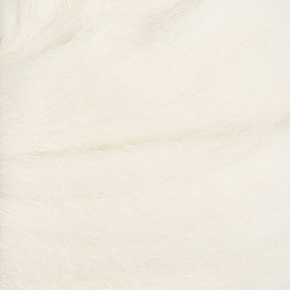 Merino Uld Garn - Tykkelse 21 My - Råhvid - 100 G