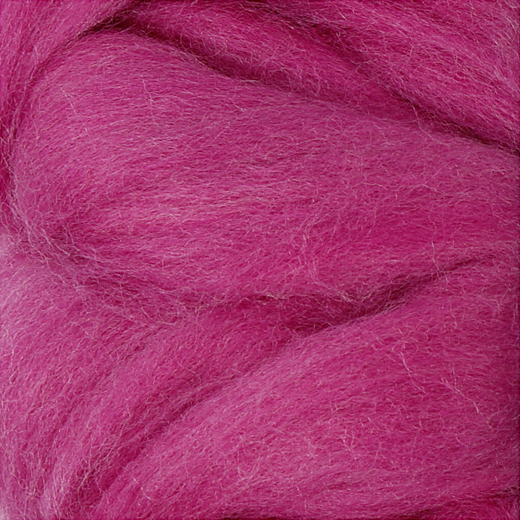 Merino Uld Garn - Tykkelse 21 My - Rødviolet - 100 G
