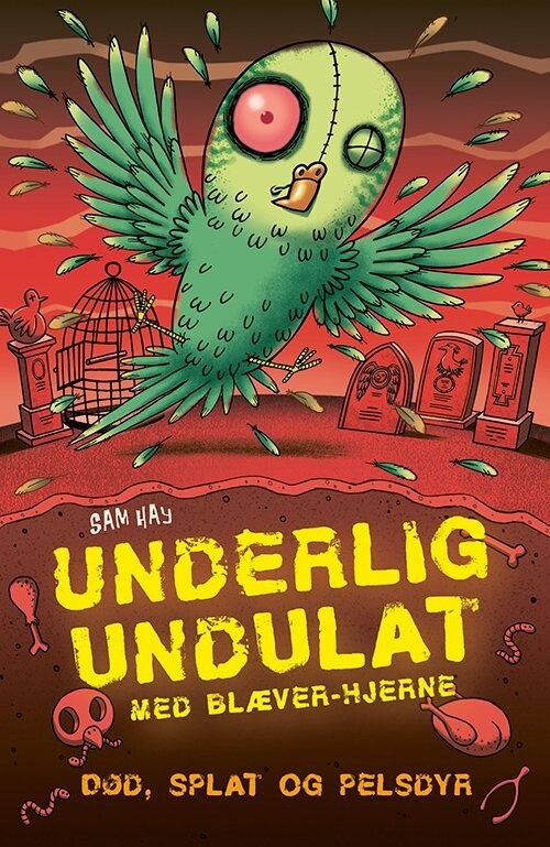 Underlig Undulat Med Blæver-Hjerne