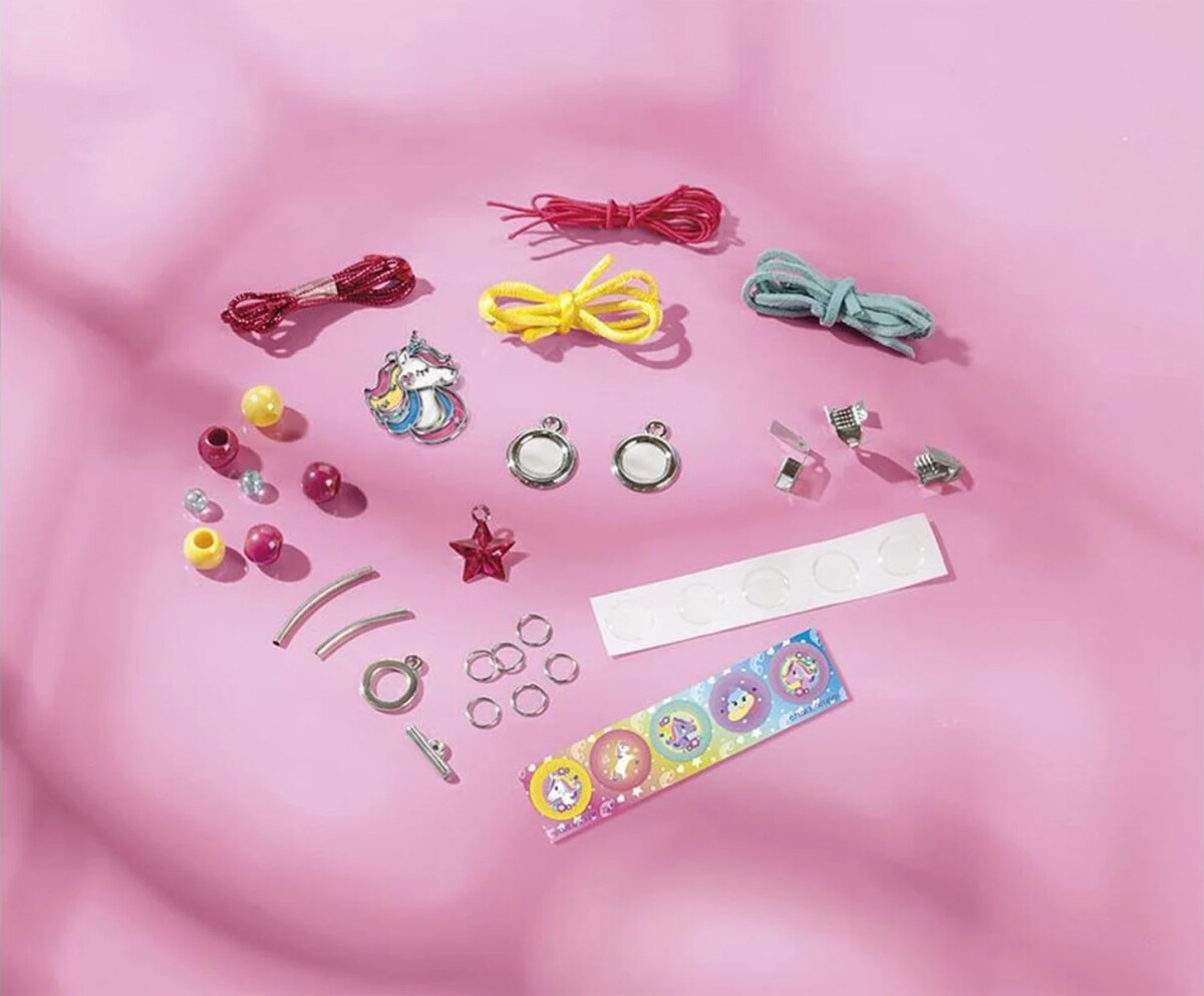 Totum - Unicorn 2-I-1 Creativity Set - Rainbow Jewels Handbag