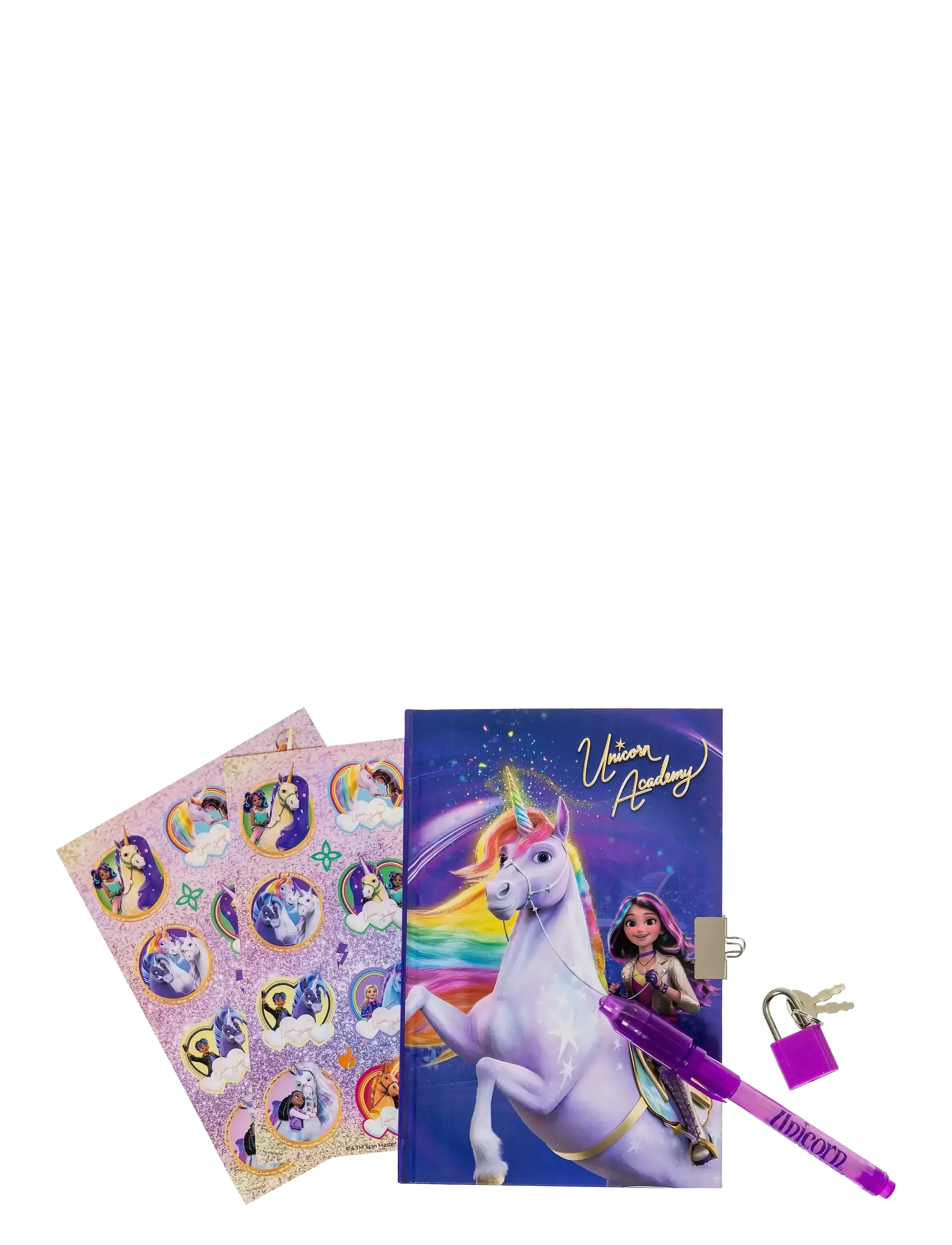 Unicorn Academy - Dagbog - Med Magisk Blækpen