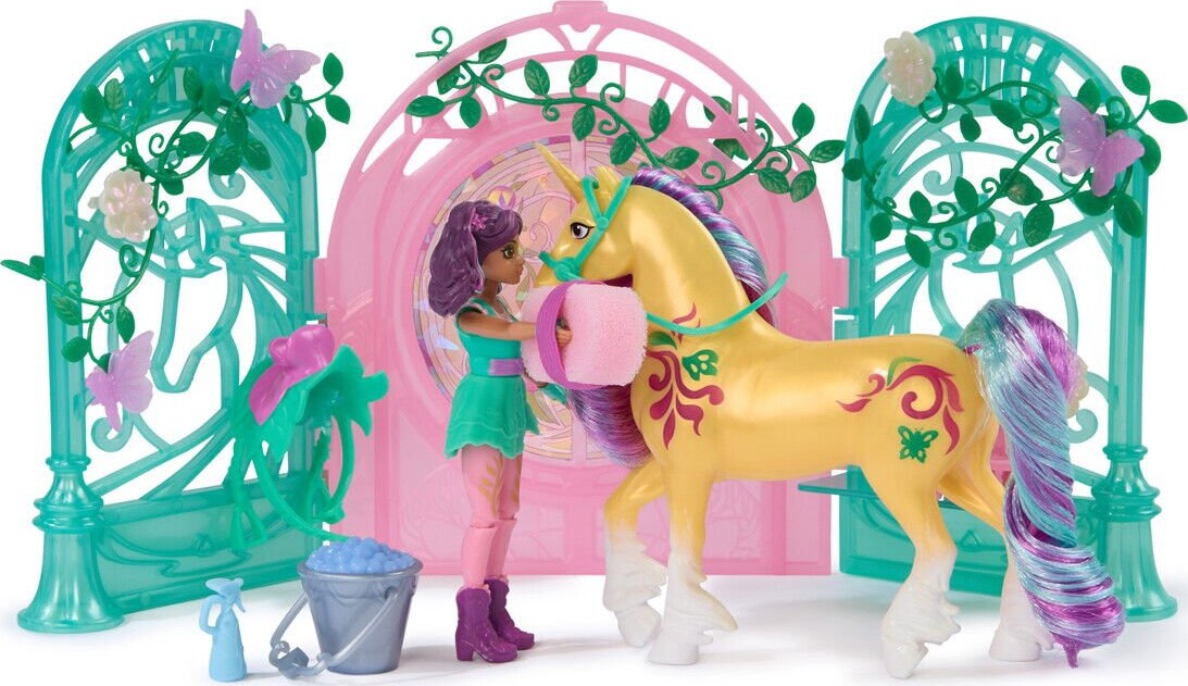 Unicorn Academy - Enhjørningeakademiet Ava Leaf Stald Legesæt 6072051