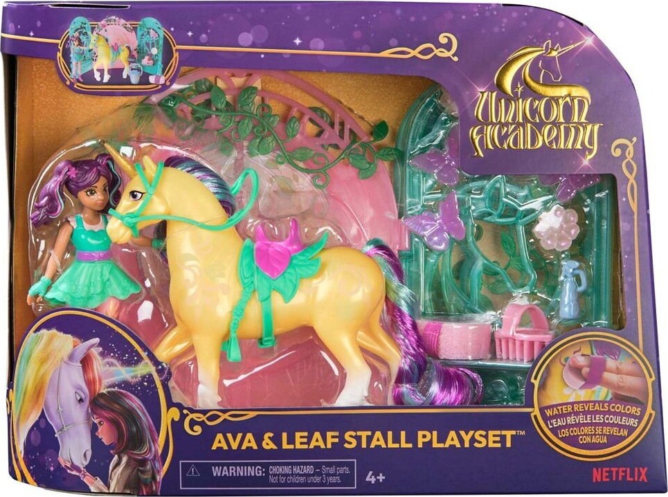 Unicorn Academy - Enhjørningeakademiet Ava Leaf Stald Legesæt 6072051