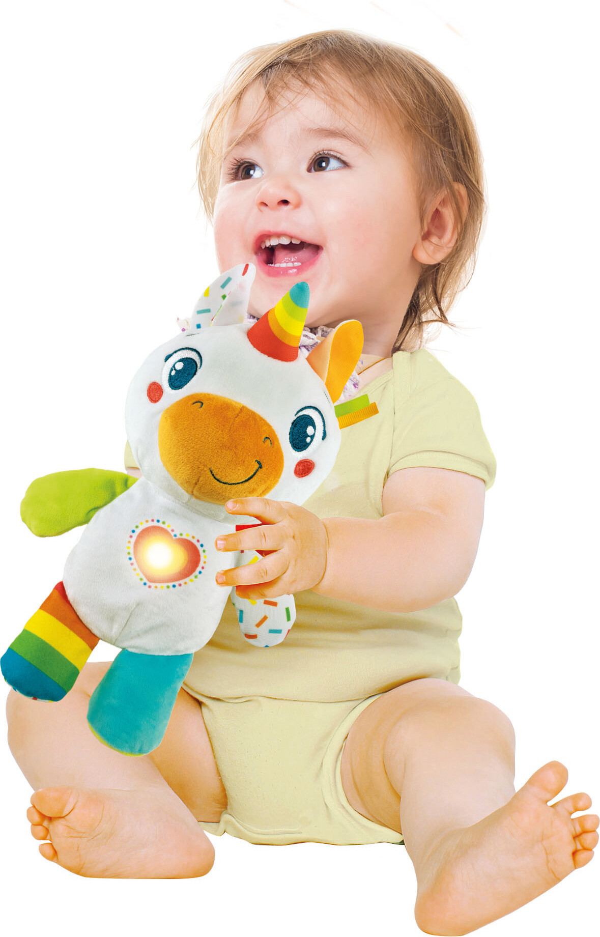 Enhjørning Bamse Med Lys Og Lyd - My Little Unicorn - Clementoni