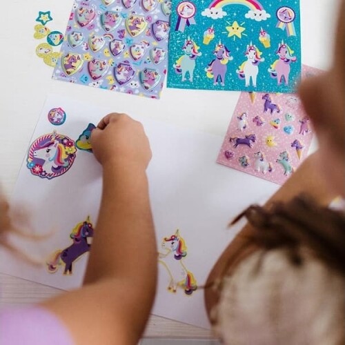 Totum - Unicorn Super Sticker Set - Enhjørning Klistermærker