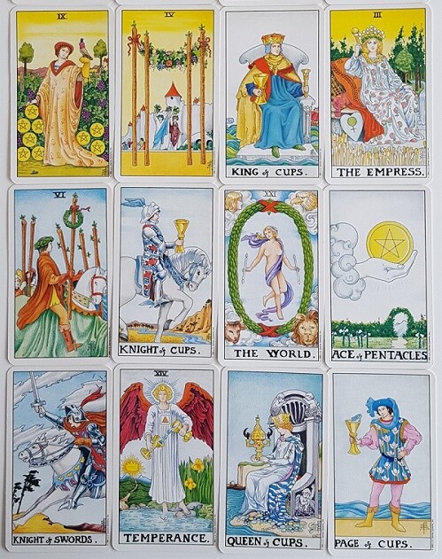 Universal Waite Tarot Kort Engelsk