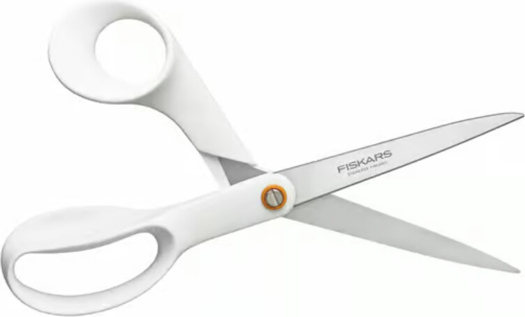 Fiskars - Universalsaks - L 24 Cm - Højre - Hvid