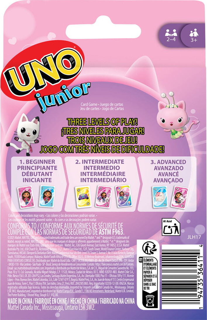 Uno Junior - Gabby S Dollhouse - Mattel Jlh17