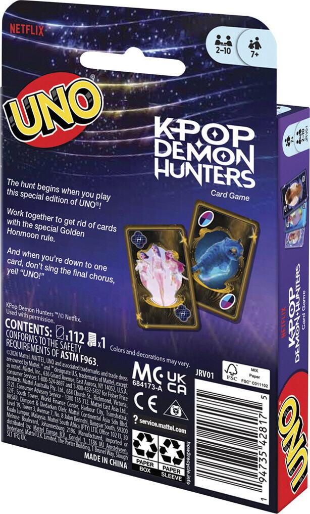 Uno Kpop Demon Hunters K - Pop Demon Hunters
