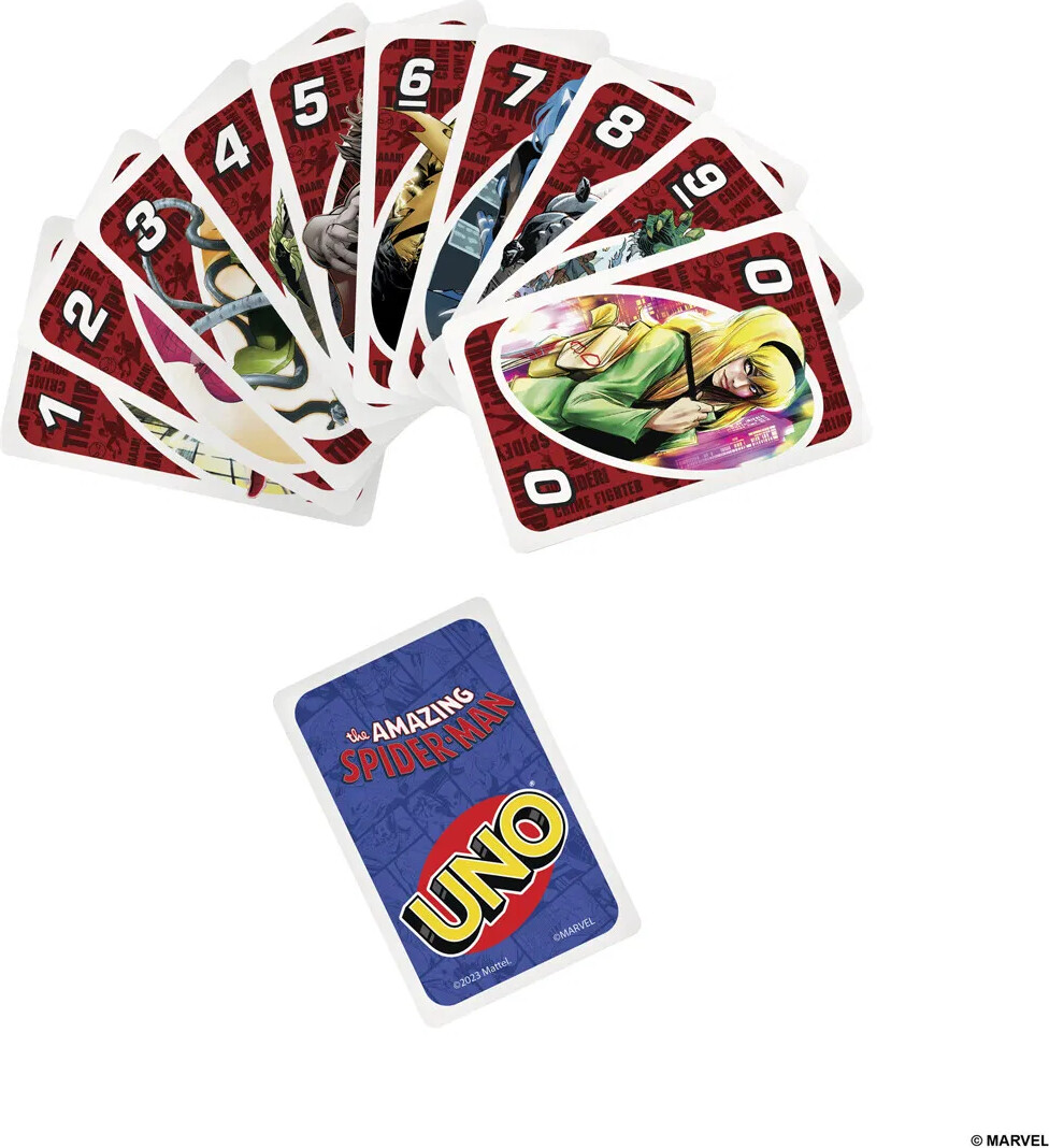 Uno Spider-Man - Kortspil - Mattel Hxy08