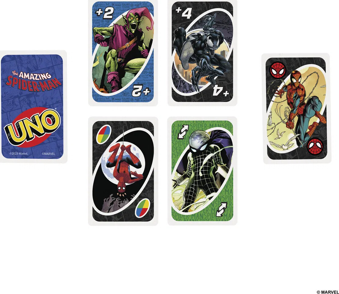 Uno Spider-Man - Kortspil - Mattel Hxy08