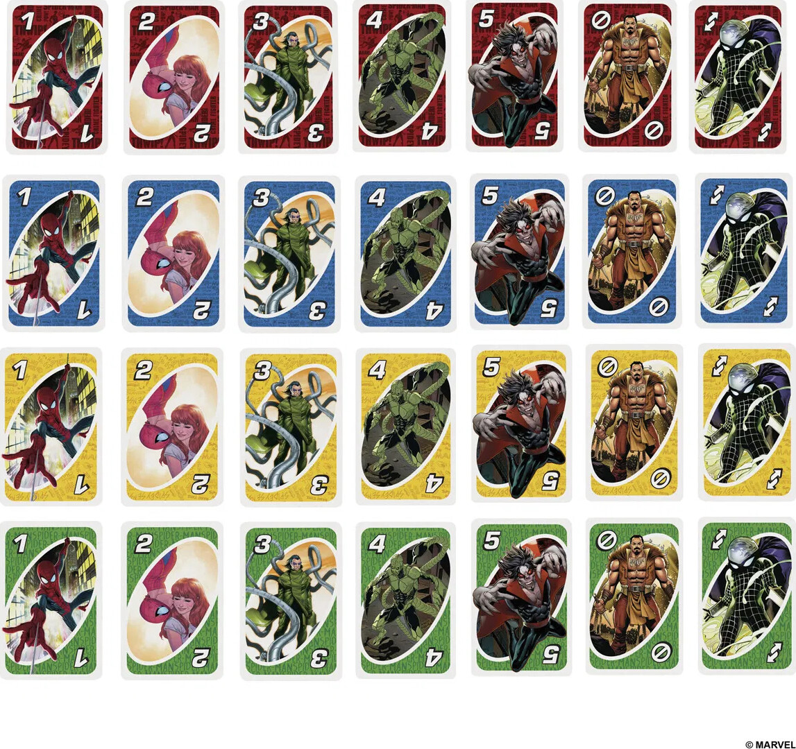 Uno Spider-Man - Kortspil - Mattel Hxy08