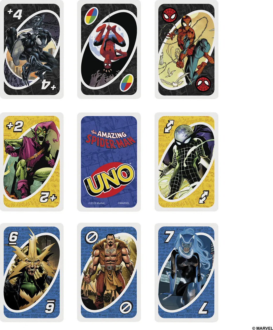 Uno Spider-Man - Kortspil - Mattel Hxy08