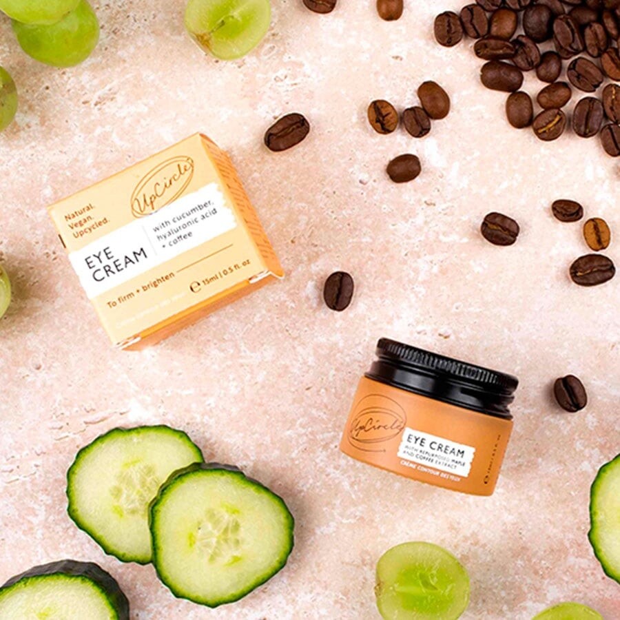 Upcircle - Eye Cream W Hyaluronic Acid Coffee 15 Ml - Øjencreme