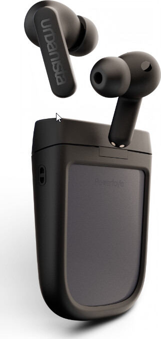 Urbanista - Phoenix Earbuds Med Solceller - Midnight Black