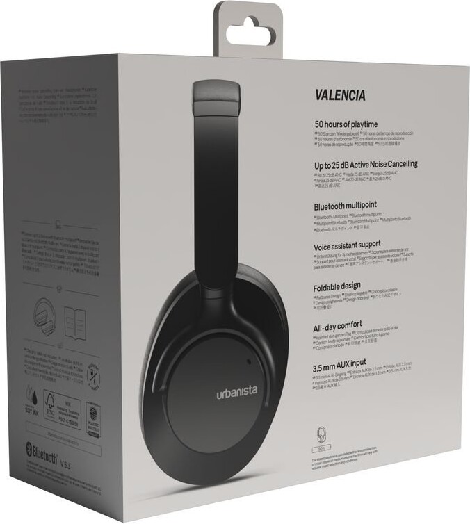 Urbanista - Valencia Active Noise Cancelling Over-Ear Headphones