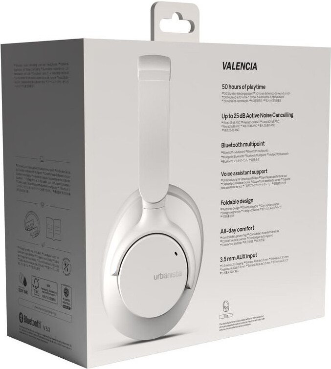 Urbanista - Valencia Active Noise Cancelling Over-Ear Headphones