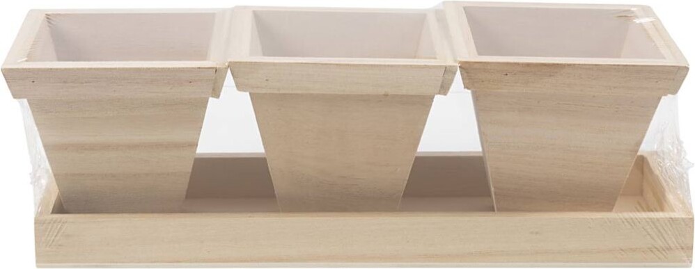 Urtepottesæt - Str 27X9X9 Cm