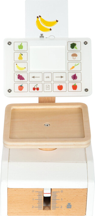 Købmandsvægt Legetøj I Træ - Frugt Og Grøntsager - Small Foot
