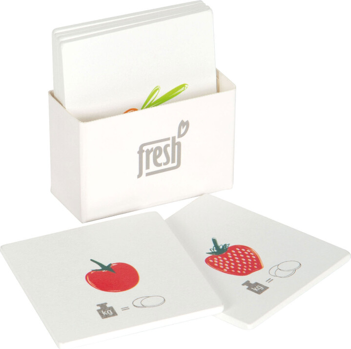 Købmandsvægt Legetøj I Træ - Frugt Og Grøntsager - Small Foot