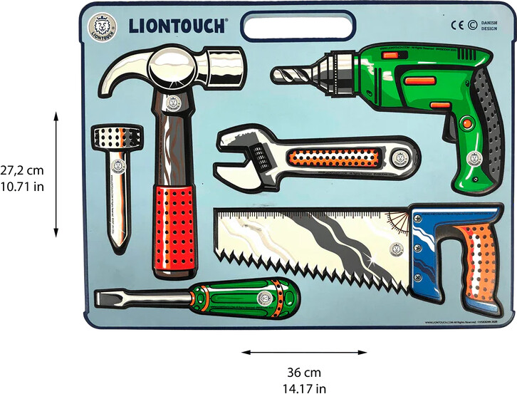 Liontouch - Legeværktøj Sæt I Skum Til Børn - 6 Dele