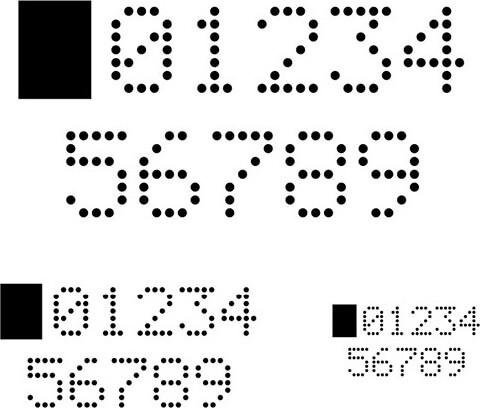 Vallejo - Hobby Stencils - Maleskabelon - Digitale Numre