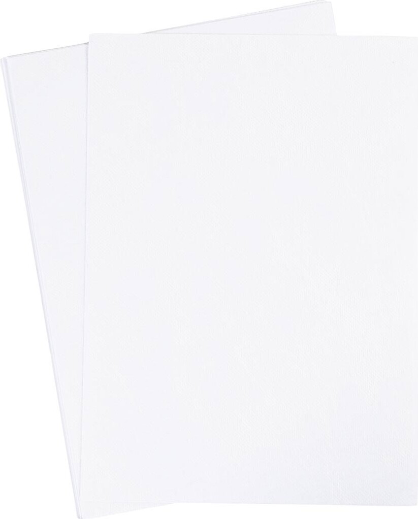 Vandopløselige Broderiark - A5 - Ark 148 5X210 Mm - Hvid - 8 Ark