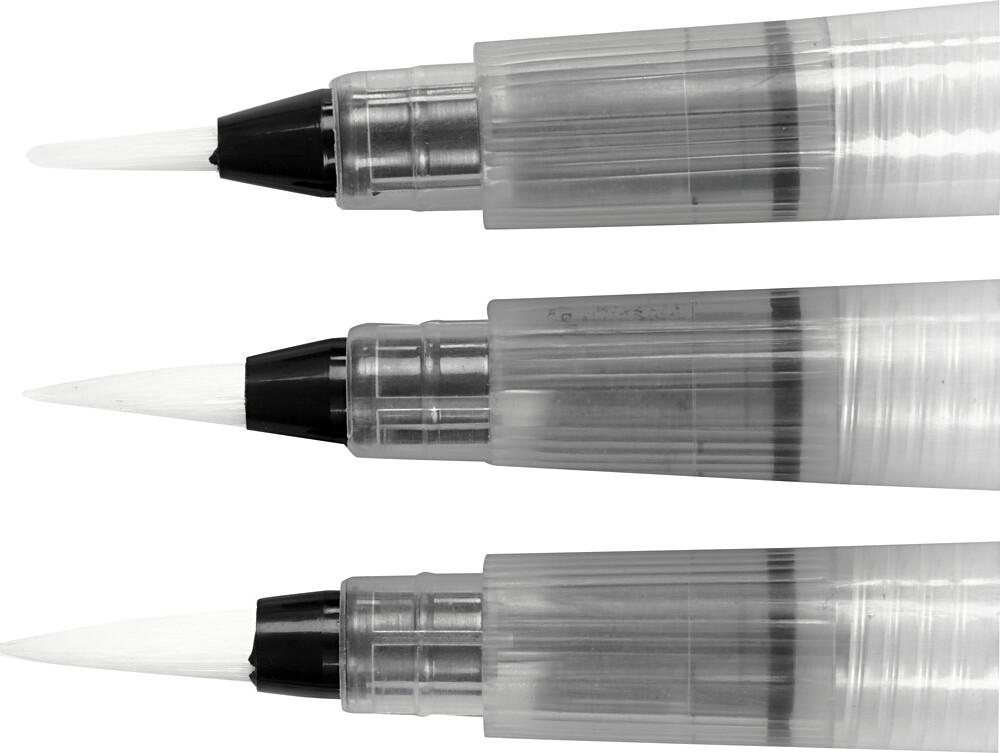 Vandpensler - Str S M L - 10 Ml - 3 Stk