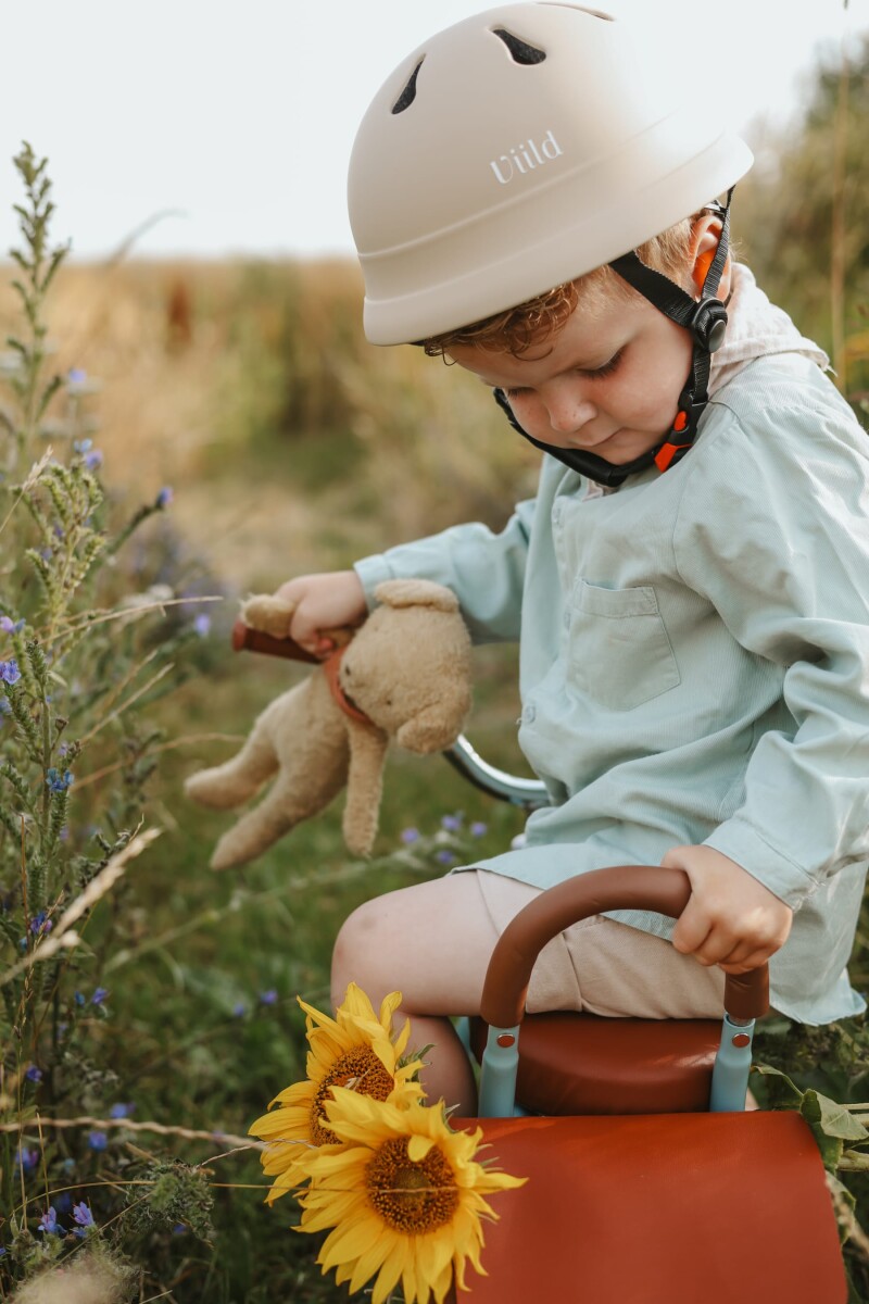Vanilla Copenhagen - Cykelhjelm Til Børn - Beige - S - 51-54 Cm