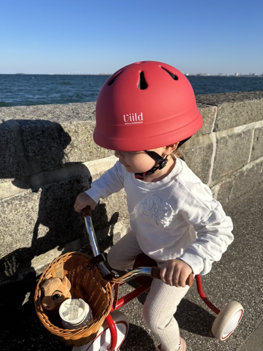 Vanilla Copenhagen - Cykelhjelm Til Børn - Bær Rød - Xs - 48-52 Cm