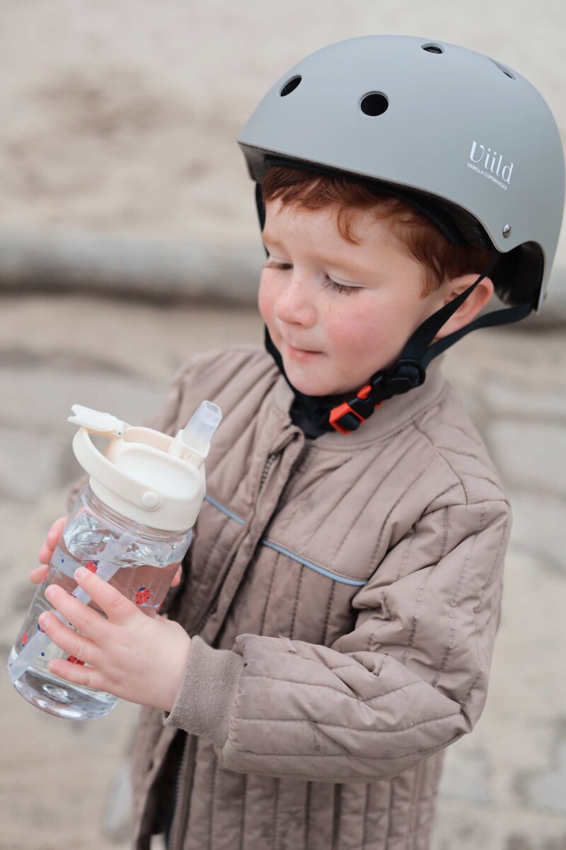 Vanilla Copenhagen - Cykelhjelm Til Børn - Cozy Grå - S - 49-55 Cm