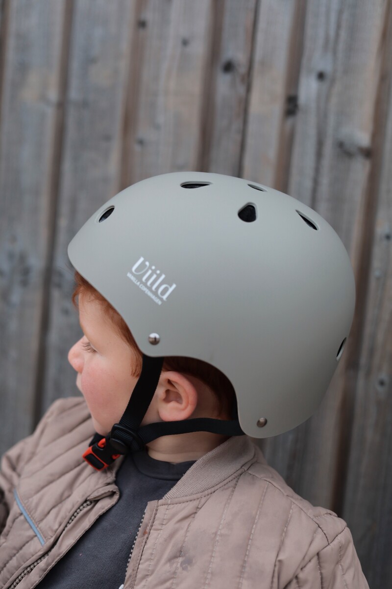 Vanilla Copenhagen - Cykelhjelm Til Børn - Cozy Grå - S - 49-55 Cm