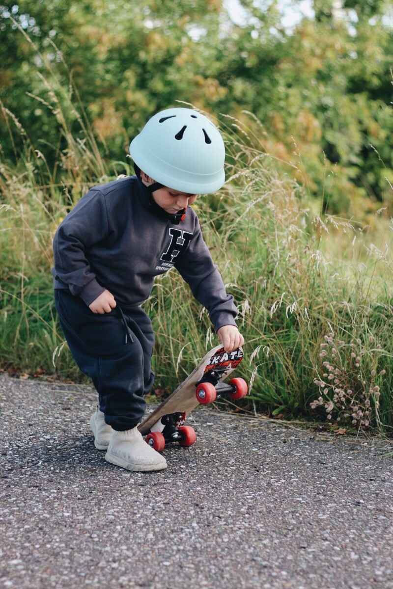 Vanilla Copenhagen - Cykelhjelm Til Børn - Bleg Grøn - S - 51-54 Cm