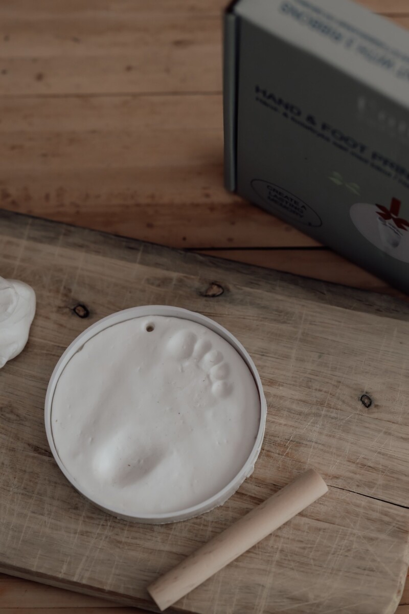 Vanilla Copenhagen - Hånd Og Fodaftryk Ler Ophæng - Hvid - One Size